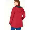 thumbnail image 2 of Woman Within Plus Size Dot Trim Raincoat, 2 of 6