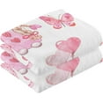 thumbnail image 2 of Coolnut Valentine's Day Cotton Hand Towels, Set of 2 Absorbent Bath Towel Decorative Fingertip Towels for Bathroom Gym Spa Hotel Beach Swimming Pool,16"x 28", 2 of 6