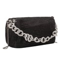 thumbnail image 1 of Bolsa de hombro con cadena de diamantes para mujer, cruzados con diamantes de imitación para mujer Ndcxsfigh Para Estrenar, 1 of 8