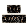 thumbnail image 2 of Hbdhejl Halloween Kitchen Carpet Set Halloween Pumpkin Alphabet Kitchen Carpet Washable Cushion Comfortable Kitchen Carpet Set, 2 of 9