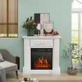 thumbnail image 2 of Giantex 32 x 30 inches 1400 W Electric Indoor Fireplace Heater, 2 of 10