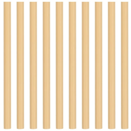 CYLINDSOME 10pcs Reusable Bamboo Drinking Straws Bamboo Multi-Usage Straws Party Drinking Supplies