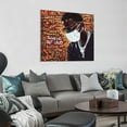 thumbnail image 3 of Young Dolph Poster Rapper Hiphop Music Album Cover Canvas Art Poster-Thinking Out Loud Wall Art Picture Painting Poster Canvas Print Posters Artworks Bedroom Living Room Decor 20x20inch(50x50cm), 3 of 5