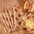 thumbnail image 4 of 100PC Sandwich Packaging Paper Food Grade Without BisphenolA Oil Resistant Paper Bread Sandwich Fries Oilpaper Baking Tools, 4 of 5