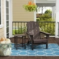 WestinTrends Outdoor Side Table, All Weather Poly Lumber Adirondack
