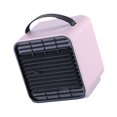 thumbnail image 4 of Wosthever Ventilador de refrigeración de aire, ventilador eléctrico recargable con alimentación USB de escritorio portátil, ventilador fresco Electrodomésticos rosa, 4 of 6