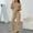 16-Khaki, variant on Track Suits For Women Set Women's 2 Piece Set Long Sleeve Wide Leg Tracksuits Casual Lounge Set Wide Leg Pants Matching Set 16-Khaki XL
