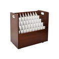 thumbnail image 1 of AdirOffice Classeur Mobile en Panneau de Particules, Acajou, Lot de 2, 1 of 13