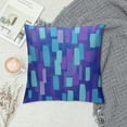 thumbnail image 2 of COMIO Abstract Retro 70s Lavender Purple Blue Paint Brush Throw Pillow Covers Aesthetic Throw Pillowcase Home Decor Living Room Cozy Cushion Cover For Bed Couch Sofa Trendy Funky Dormitory College, 2 of 5