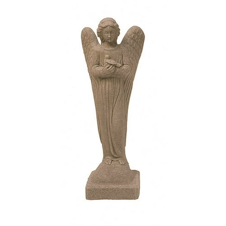 EMSCO Morning Angel Statue – Natural Sandstone Appearance – Made of Resin – Lightweight – 29” Height
