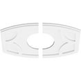 thumbnail image 5 of 16"W x 10 5/8"H x 7"ID x 8 1/2"C x 1"P Kailey Architectural Grade PVC Contemporary Ceiling Medallion, Two Piece, 5 of 7