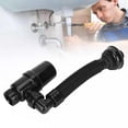 thumbnail image 5 of YAHHU Black Anti‑Bacterial P‑Type Drain Pipe – 5.12″ × 14.57″ Flexible Spring Hose, Anti‑Clog, Deodorizing, Universal Shower & Toilet Connector, Easy Under‑Sink Install, 5 of 12