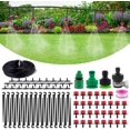 thumbnail image 1 of MSDADA 82ft Drip Irrigation Kits Garden Irrigation Accessories, Plant Watering System with 1/4” Blank Distribution Tubing Hose,DIY Plant Garden Hose Watering Kit (Red), 1 of 6