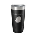 thumbnail image 1 of Lake Rosalie Map Tumbler Travel Mug Insulated Laser Engraved Coffee Cup Florida 20 oz Black, 1 of 5