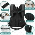 thumbnail image 4 of PetAmi Dog Front Carrier Backpack, Adjustable Dog Pet Cat Chest Carrier Backpack, Ventilated Dog Carrier for Hiking Camping Travel, Small Medium Dog Puppy Large Cat Carrying Bag, Max 10 lbs, Dark Gray, 4 of 6