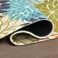 thumbnail image 6 of Boho Moroccan Kitchen Rug and Sets Set of 2 Non Skid Washable mat for Kitchen mats for Floor Farmhouse Black Bohemian Kitchen Decor (colourful line, One Size), 6 of 7