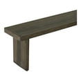 thumbnail image 5 of Moe's Home Collection Monterey Rectangular Solid Wood Dining Bench in Aged Brown, 5 of 6