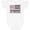 AA-White, variant on Inktastic Aplastic Anemia Awareness Red and White Ribbons and Flag Boys or Girls Baby Bodysuit