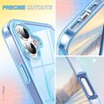 thumbnail image 6 of for iPhone 16 Plus Case Magnetic, [Compatible with Magsafe] Built-in Screen Protector Shockproof Dustproof Crystal Clear Anti-Scratch Folio Flip Phone Case for iPhone 16 Plus, Blue, 6 of 6
