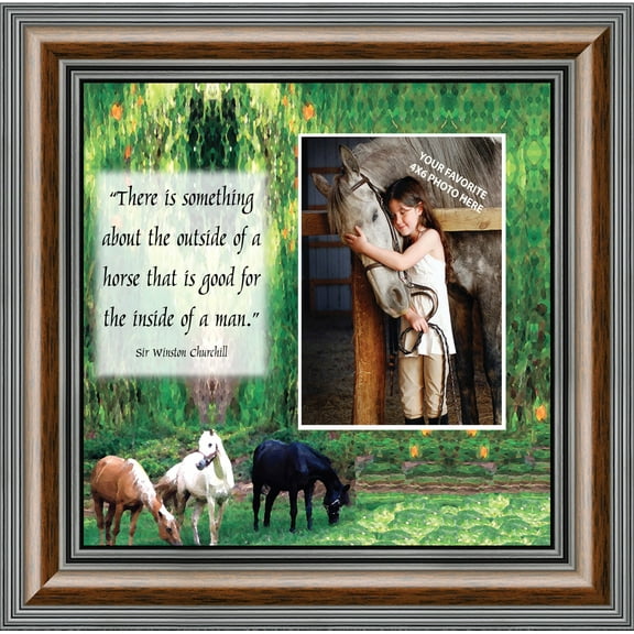A Horse Picture Frame, Horse Lovers, Personalized Picture Frame 10X10 9708