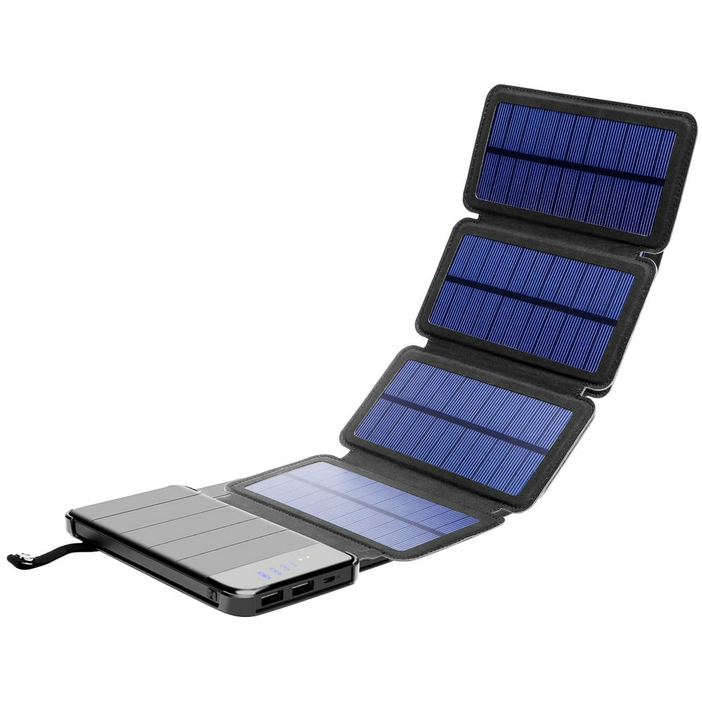 Solar Phone Charger 10.000mAh Power Bank Portable Smartphone