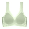thumbnail image 5 of ATENAR Womens Bras,Wireless Bras for Women,Supportive Bras for Women,Breathable,Comfort Fit,Solid,Nylon,Spandex,Green,3XL, 5 of 5