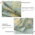 thumbnail image 4 of WannaToo King Size Quilt Comforter Cotton Bedding Set With Shams, Green, 4 of 7