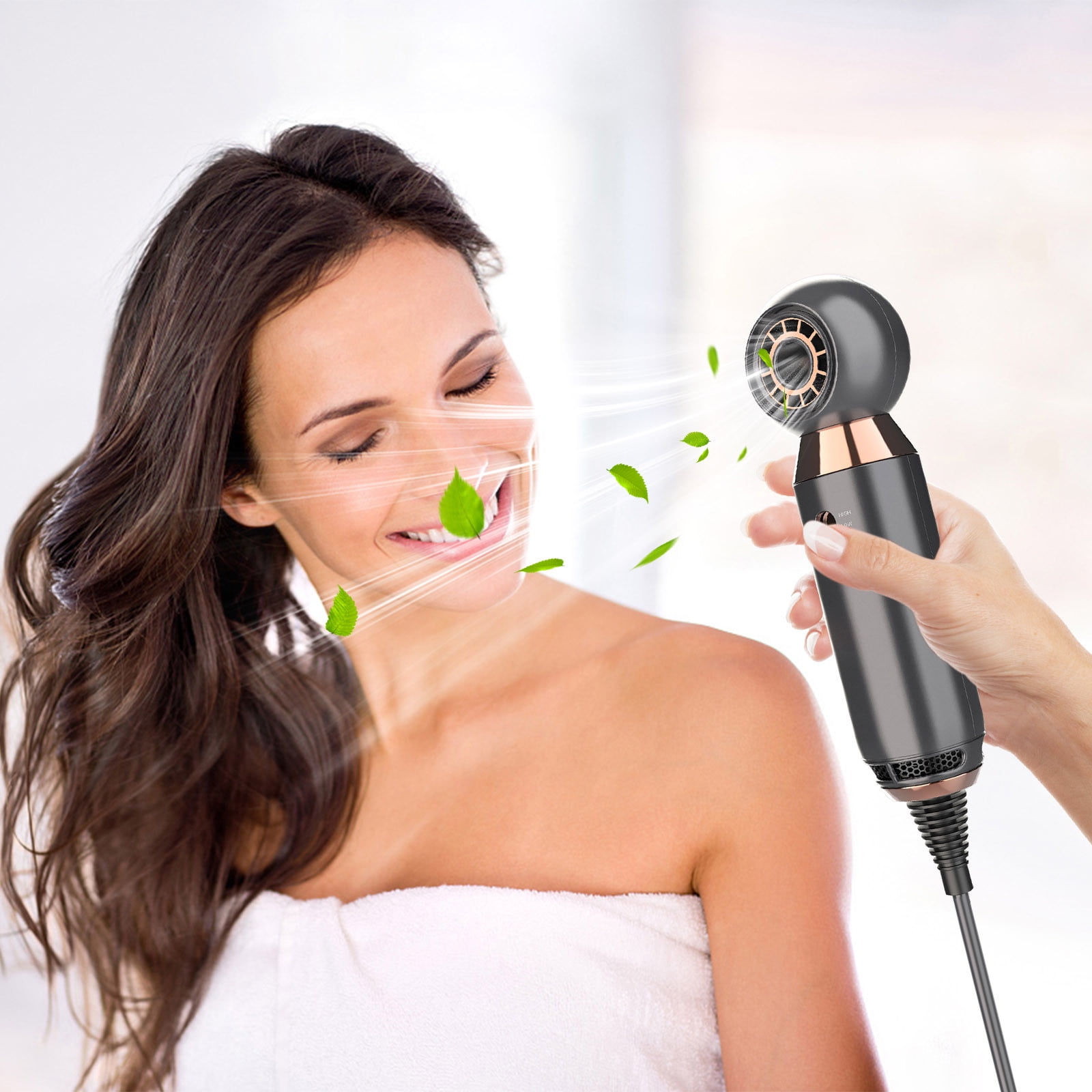 Reduced Price Aqestyerly Leaf Less Hair Dryer Mini Electric Hair Dryer Travel Hair Dryer Hotel Wall Mounted Hair Dryer Health and Beauty Gifts for Women Walmart