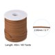 thumbnail image 2 of Uxcell 0.1" x 49 Yards Suede Lace Cord Ribbon Suede Cord Faux Leather Cord Leather Lace for DIY, Dark Brown, 2 of 7