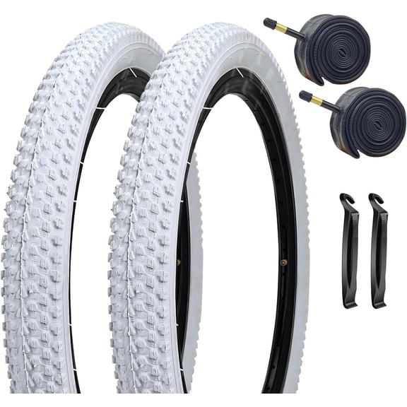 2Pack 18"x2.125 Bike Tires and Tubes for Bicycle Replacement Tyres Compatible with 18x1.75/1.95/2.0/2.125 Tire Wheel