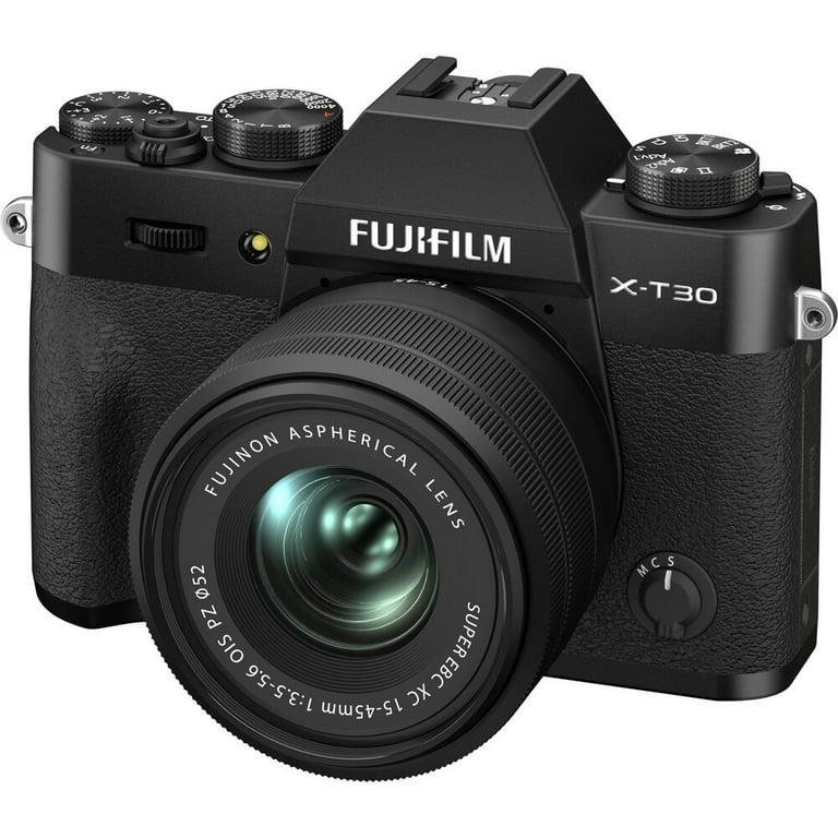 Fujifilm X-T30 II XC15-45mm Kit - Black - Walmart.com
