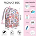 thumbnail image 4 of Paisley Design Canvas Bookbag for Women, Retro Floral Mandala Pattern Travel Backpack, Boho Chic Ethnic Style School Daypack, 4 of 5