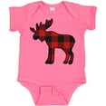 thumbnail image 3 of Inktastic Moose Silhouette Plaid Boys or Girls Baby Bodysuit, 3 of 5