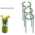 thumbnail image 2 of 18Pcs Plant Support Stakes Half Round Plant Stakes Can Be Spliced Gardening Stand for Indoor Plants Stackable Garden Flower Support Plant Cages for Tomato Monstera Peony Hydrangea Climbing Plants, 2 of 6