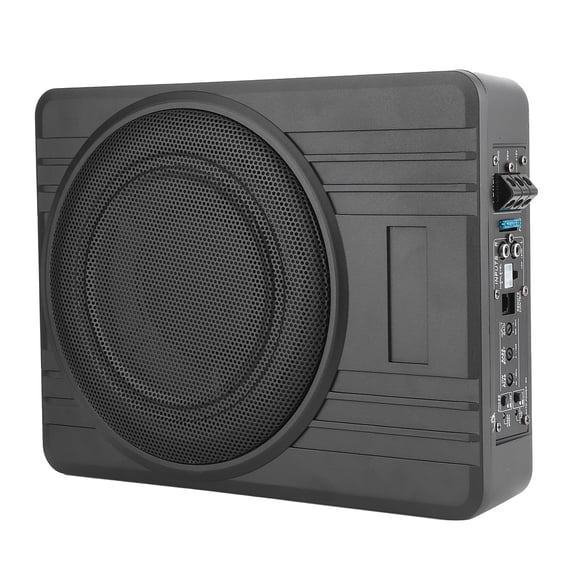 Subwoofer delgado de 10 pulgadas, 12 V, 800 W, para debajo del asiento, con sonido claro para modificación del automóvil