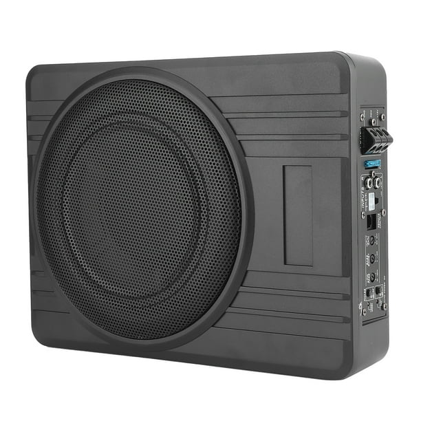 Subwoofer delgado de 10 pulgadas, 12 V, 800 W, para debajo del asiento, con sonido claro para modificación del automóvil