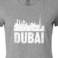 thumbnail image 4 of Inktastic Dubai City Skyline with Grunge Women's T-Shirt, 4 of 5