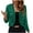 Green, variant on Sequin Cropped Blazer Jacket Women Glitzy Party Casual Night Out Trendy Sparkly Outerwear Green S