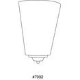 thumbnail image 3 of Progress Lighting, Contemporary Collection, 1-Light LED Wall Sconce, Brushed Nickel, White Acrylic Shade, 3 of 7