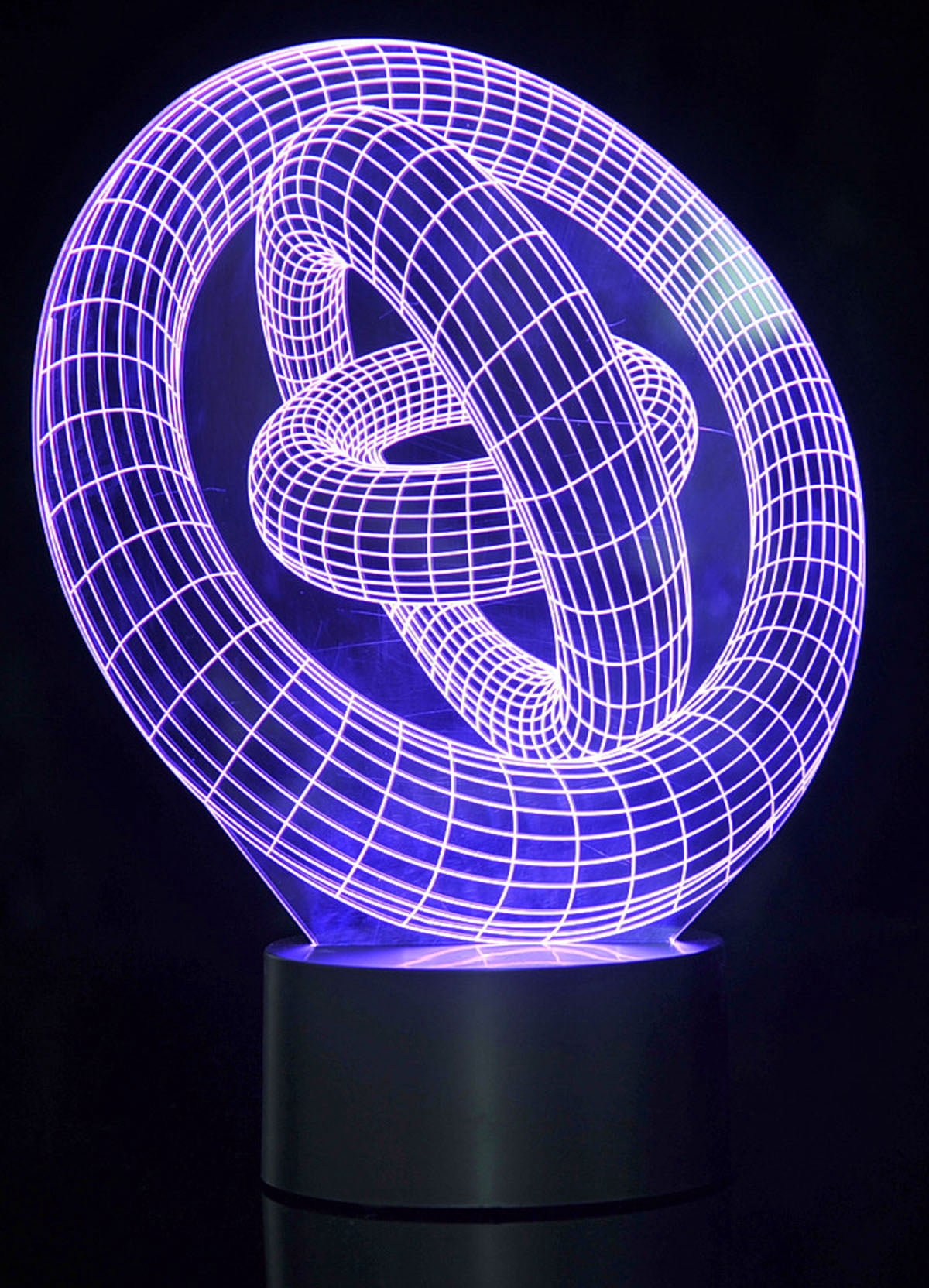 Board No More! 3D Ring-In-Ring Laser Cut Precision LED Lights