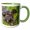 Green/White, variant on 3drose, Usa, Minnesota. Mink Kits in Log Watching for Mother., 11oz Two-tone Green Mug
