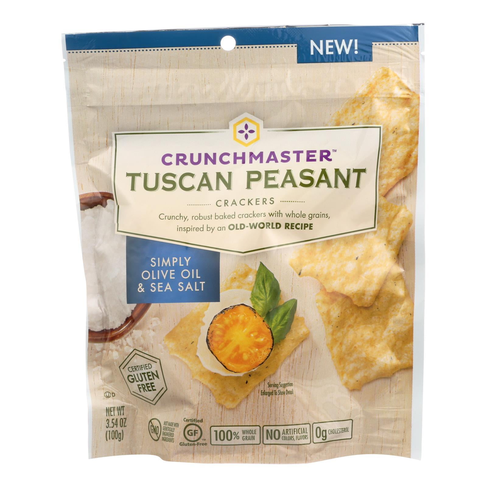 Crunchmaster Crackers Tuscan Peasant Simply Olive Oil and Sea Salt