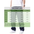 thumbnail image 3 of Domuza Mens Baggy Sweatpants Wide Leg Y2k Track Pants Windbreak Stretch Casual Pants for 2027 Trendy Blue S, 3 of 7