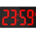 thumbnail image 2 of Large LED Digital Wall Clock with Indoor Living Room Bedside Office Temperature Red, 2 of 9