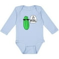 thumbnail image 3 of Inktastic I'm Kind of a Big Dill Pickle with Sunglasses Boys or Girls Long Sleeve Baby Bodysuit, 3 of 5