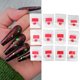 thumbnail image 4 of 600 piezas profesional usable Nail Art Tip falso parche de uñas DIY herramienta de manicura blanco, 4 of 8
