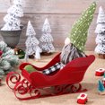 thumbnail image 2 of 2 Santa Sleigh Metal Tabletop Figurines for Christmas Decor, 2 of 5
