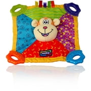 Nuby Plush Teething Blankie, Monkey