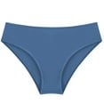 thumbnail image 3 of Kids Girls' Slim Swimming Bottom with Lining UPF50+ Sun Protection Rash Guard Swim Brief Dusty Blue 6, 3 of 6