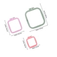 thumbnail image 2 of Houderco 1Jgo Marco De Bordado Con Moderno Y Material ABS Resistente Para Manualidades, 2 of 6